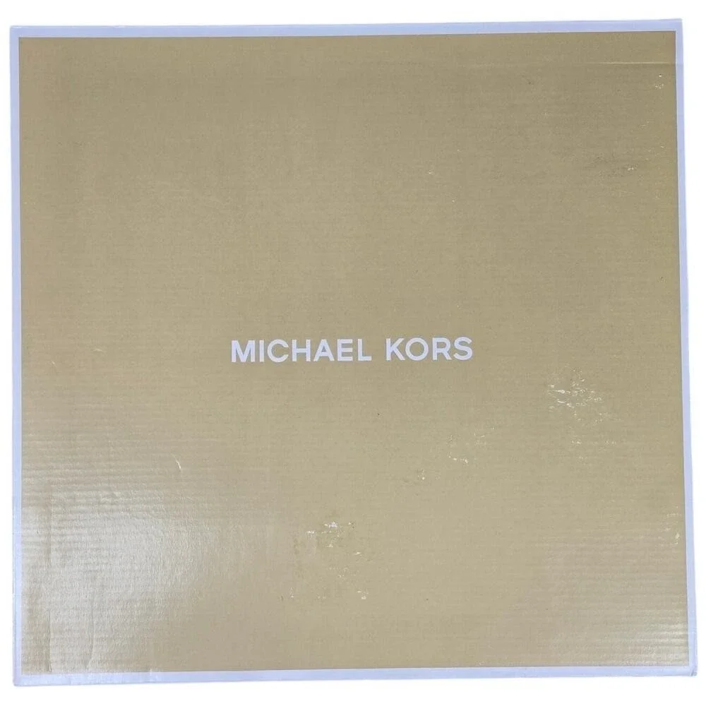 Michael Kors‎ Joanna Faux Leather Platform Boot Bootie Luggage 10M NIB